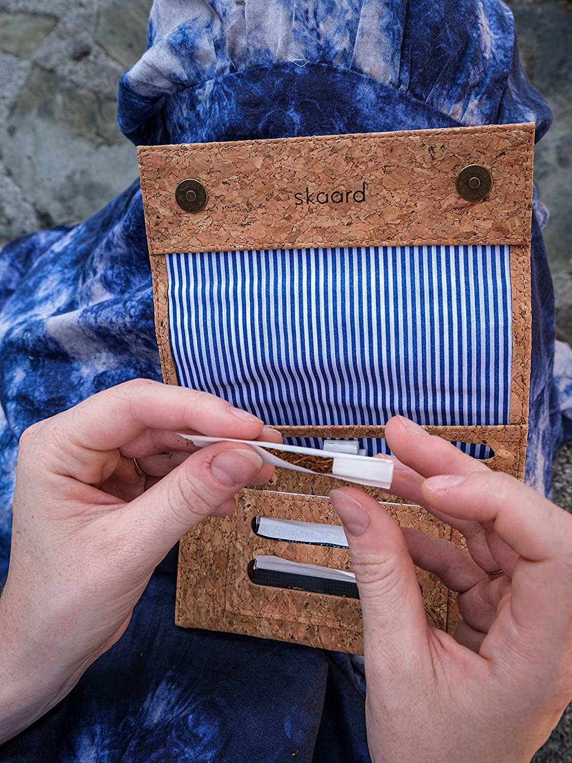 Leder Tabaktasche Vegan Tobacco Bag 